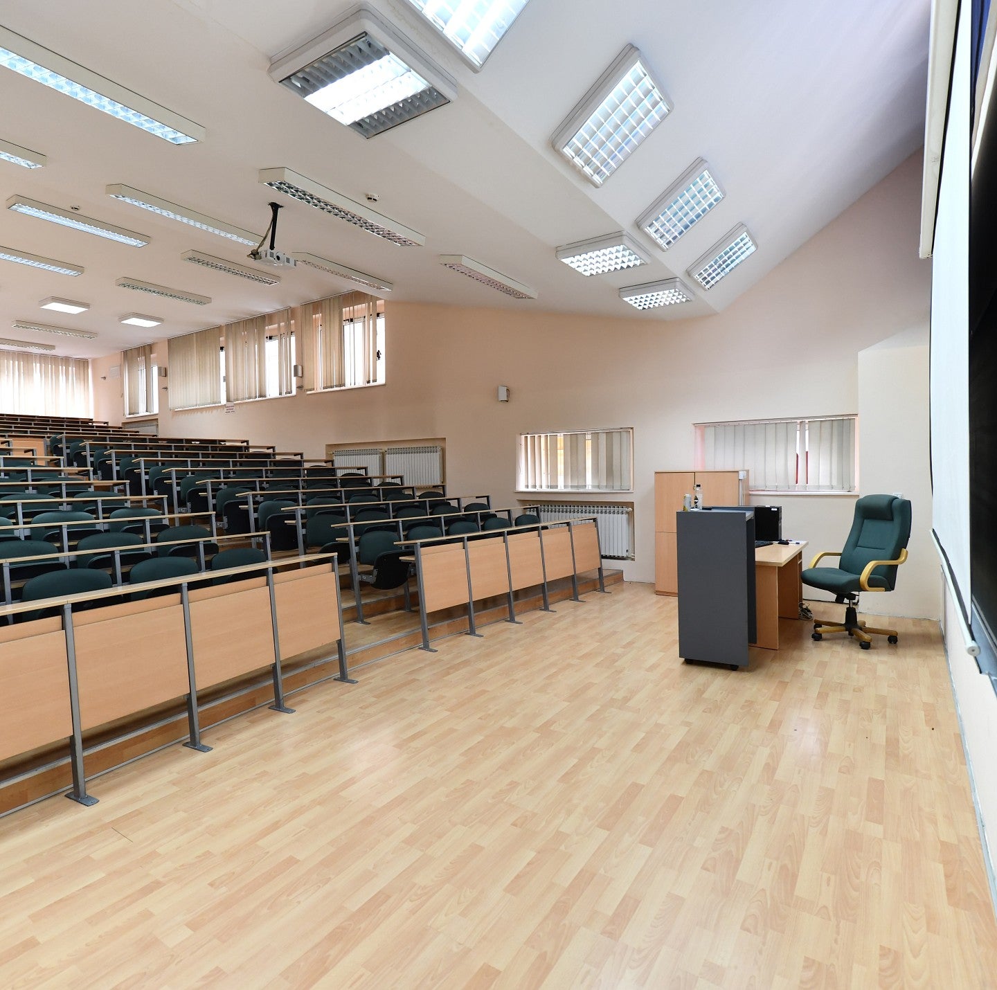 empty classroom