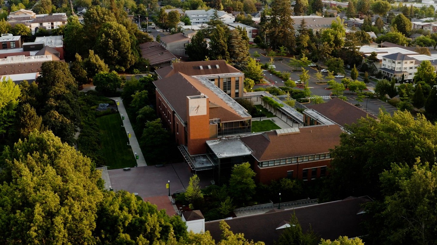 Aerial shot of HEDCO Education Building