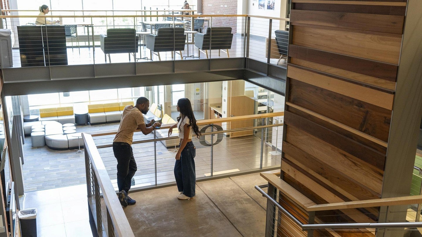 Interior shot of Allen Hall