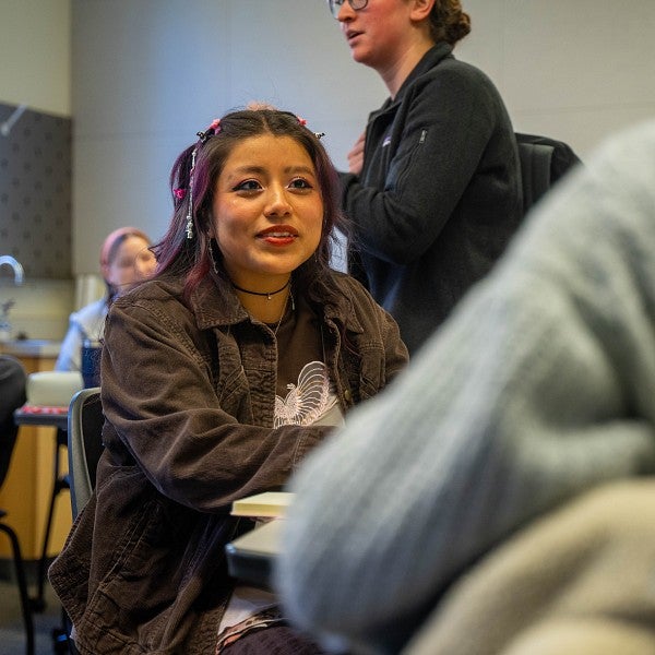 students in katie lynch's environmental studies class