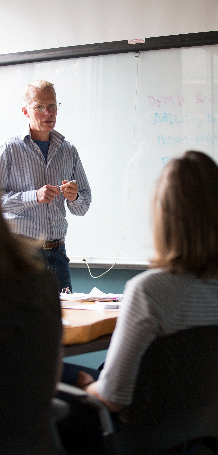 professor teaching