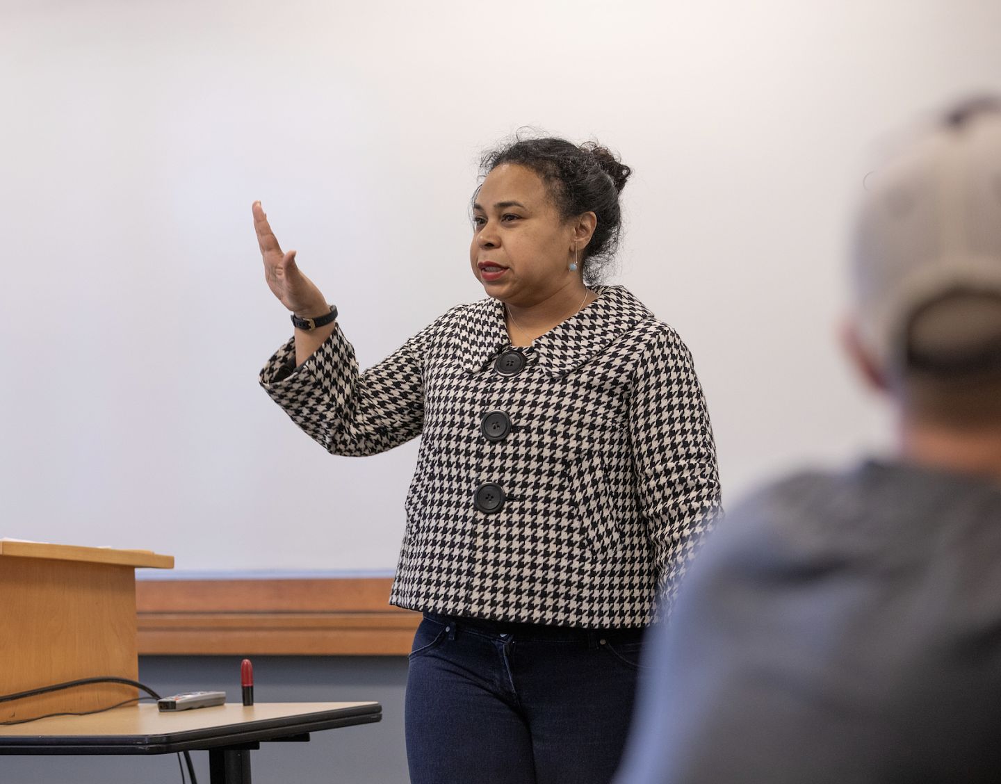 professor teaching